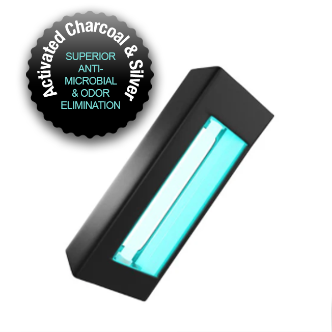 Pionair 1500 Lamp Module - Activated Charcoal & Silver